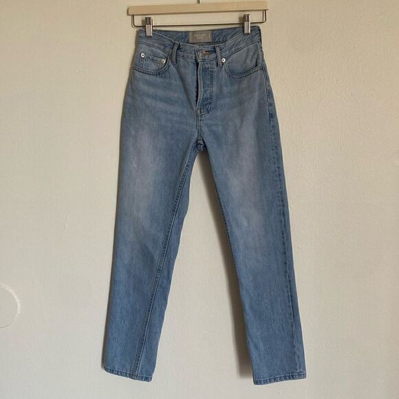 Everlane The ’90s Cheeky Jean Ankle Length in Vintage Sunbleached Blue Size 23 - Picture 5 of 15